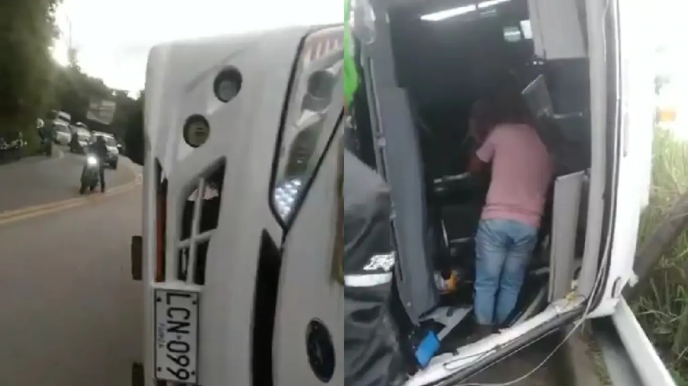 Bus accidente
