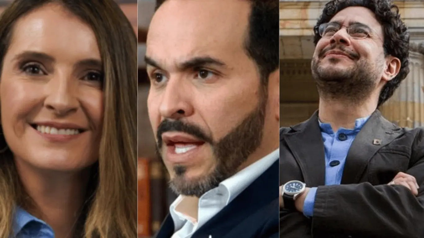 Paloma Valencia, Abelardo de la Espriella e Iván Cepeda abril 26
