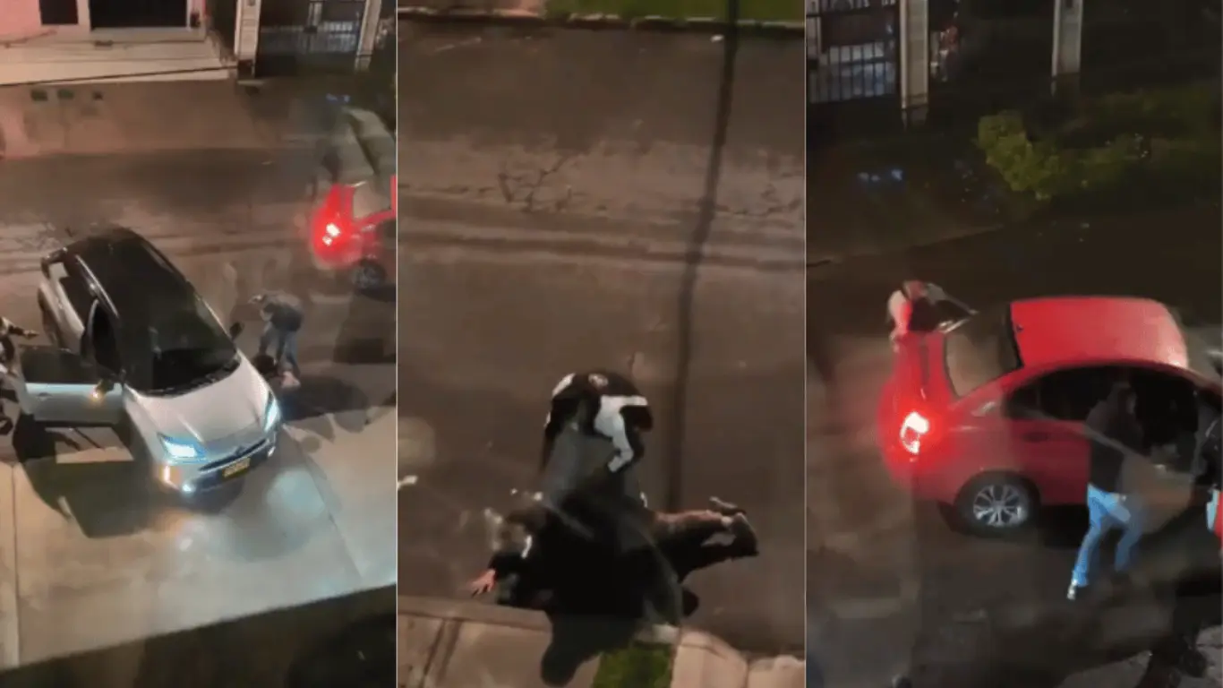 Delincuentes se roban vehículo en Galerías, en Bogotá