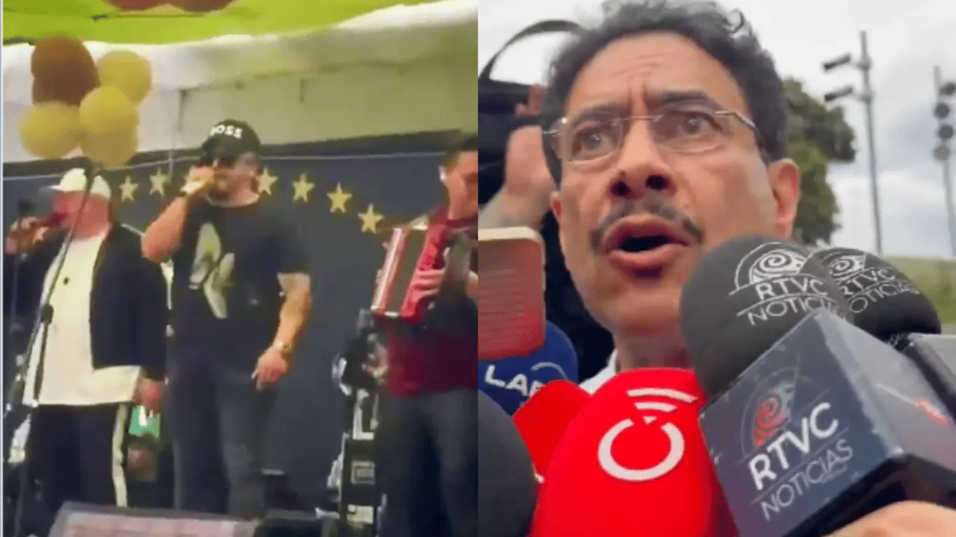 Nelson Velásquez en la Cárcel La Paz de Itaguí e Iván Cepeda, candidato presidencial