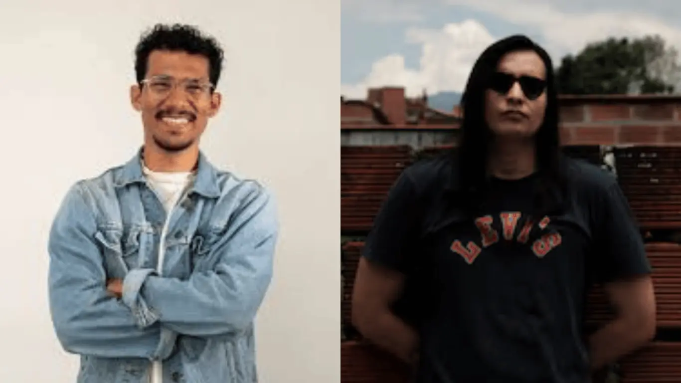 Los fotógrafos colombianos Ferley A. Ospina y Ever Andrés Mercado Puentes