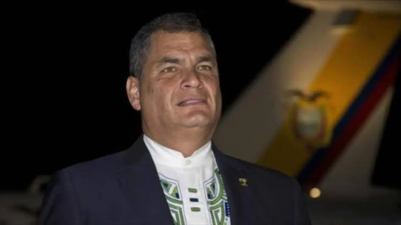 Rafael Correa, expresidente de Ecuador