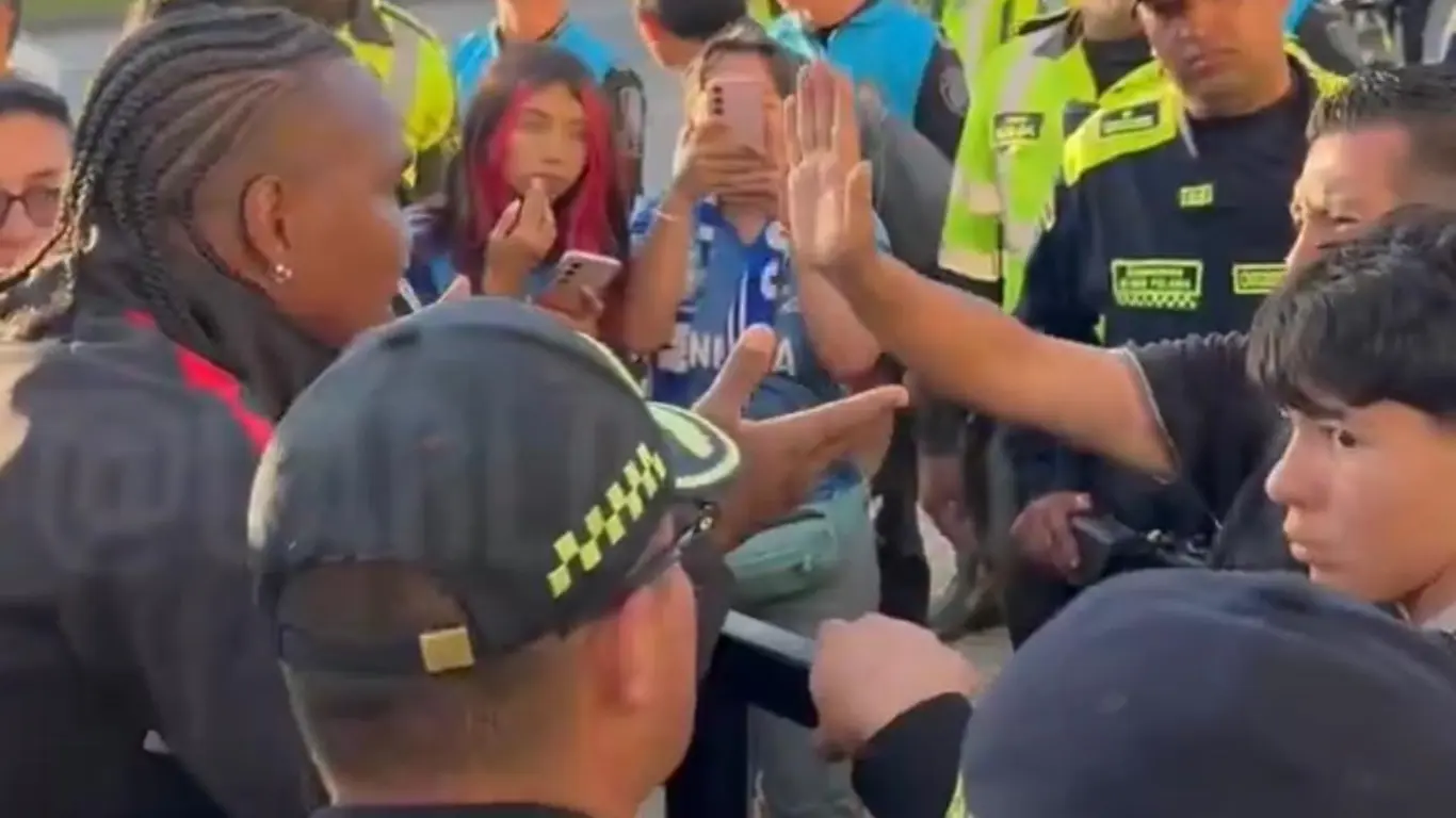 El delantero y capitán de Independiente Santa Fe, Hugo Rodallega