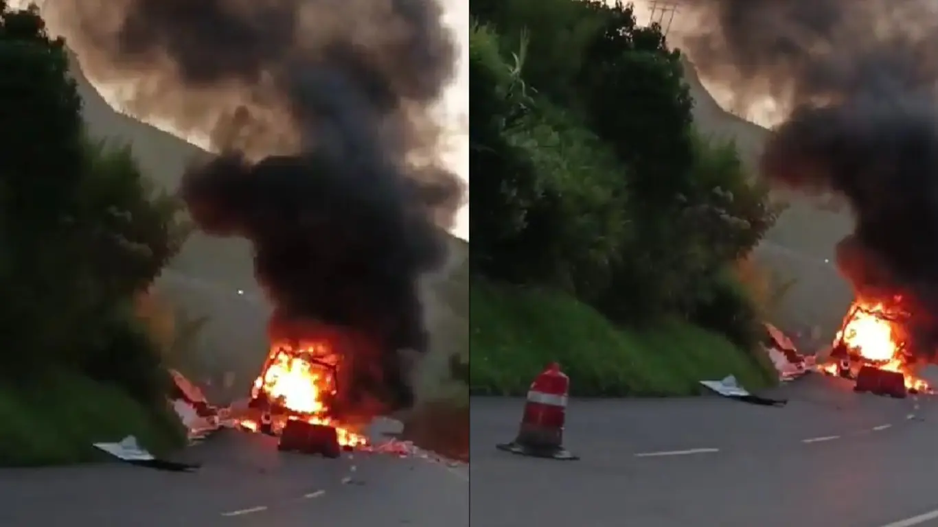 Ataque carro Panamericana