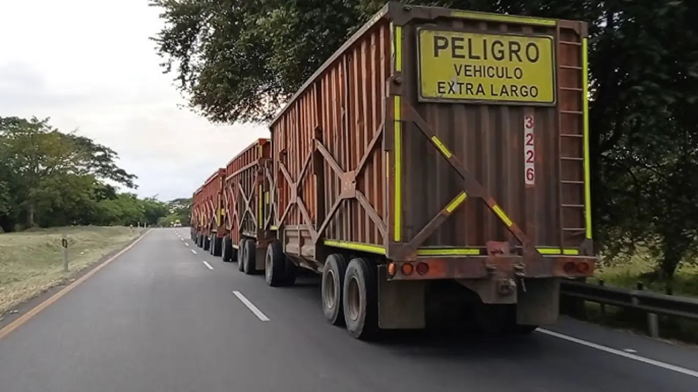 Tren cañero en el Valle del Cauca