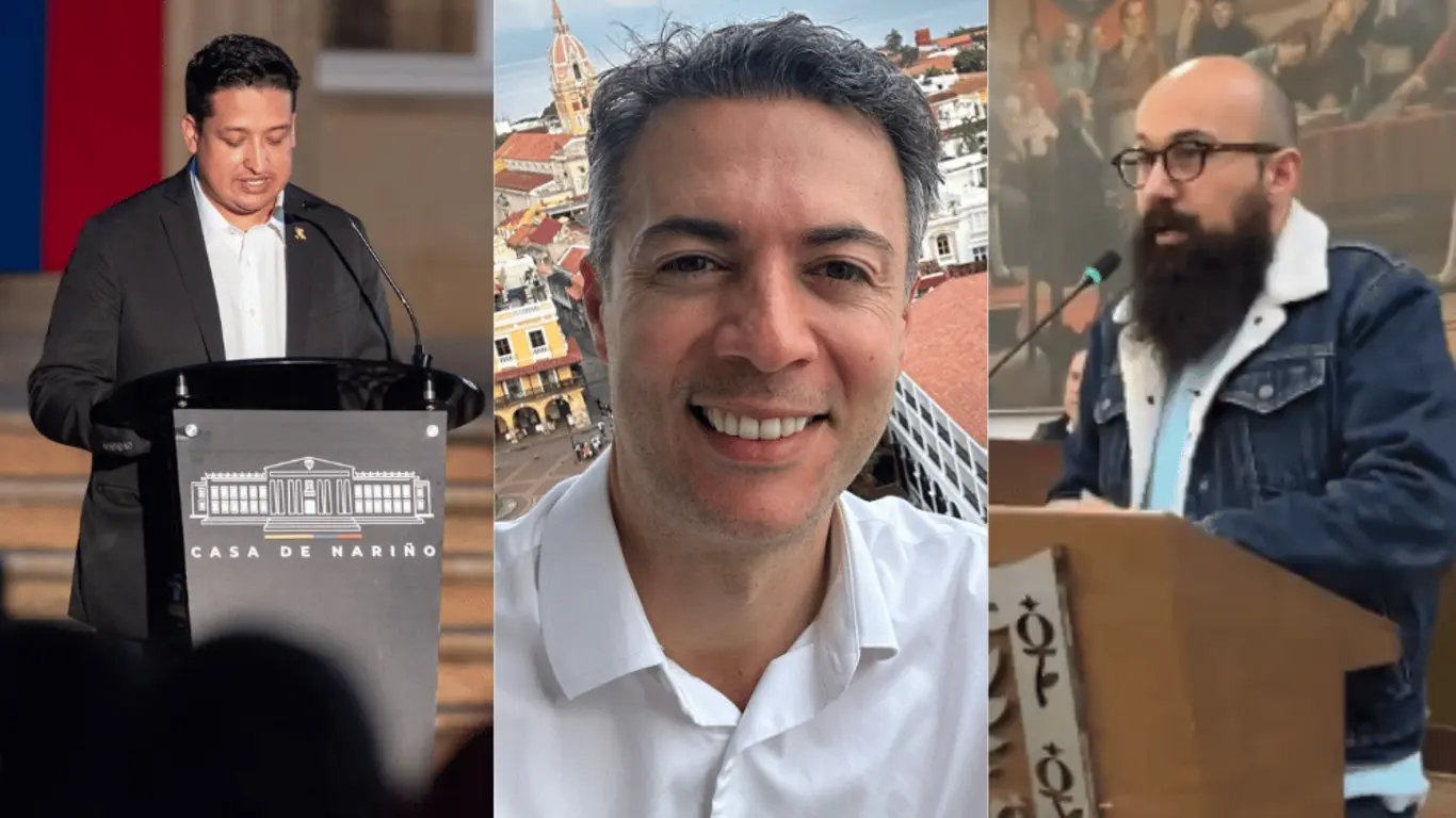 Andrés Hernández,  Daniel Quintero y Carlos Carrillo 