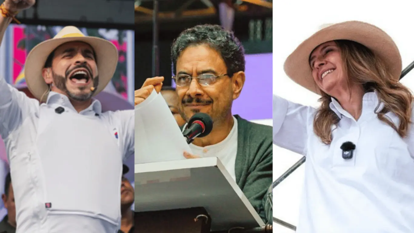 Abelado de la Espriella, Ivan Cepeda y Paloma Valencia mayo 202026