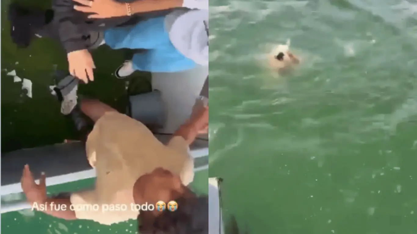 Imágenes de la desaparición de Alexánder Avendaño Varela, de 22 años, en el embalse Guatapé-El Peñol 