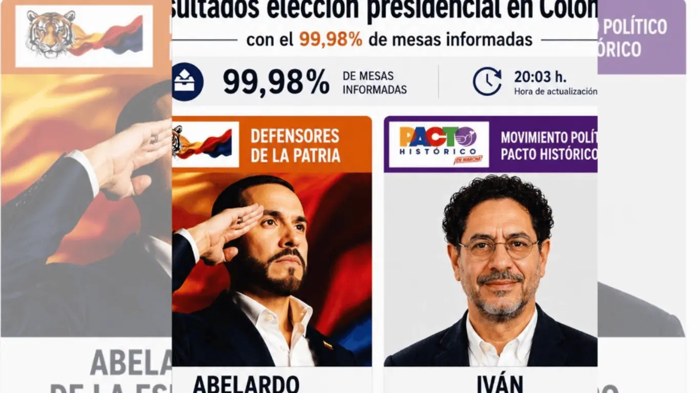 Resultado con el 98.98% de mesas escrutadas