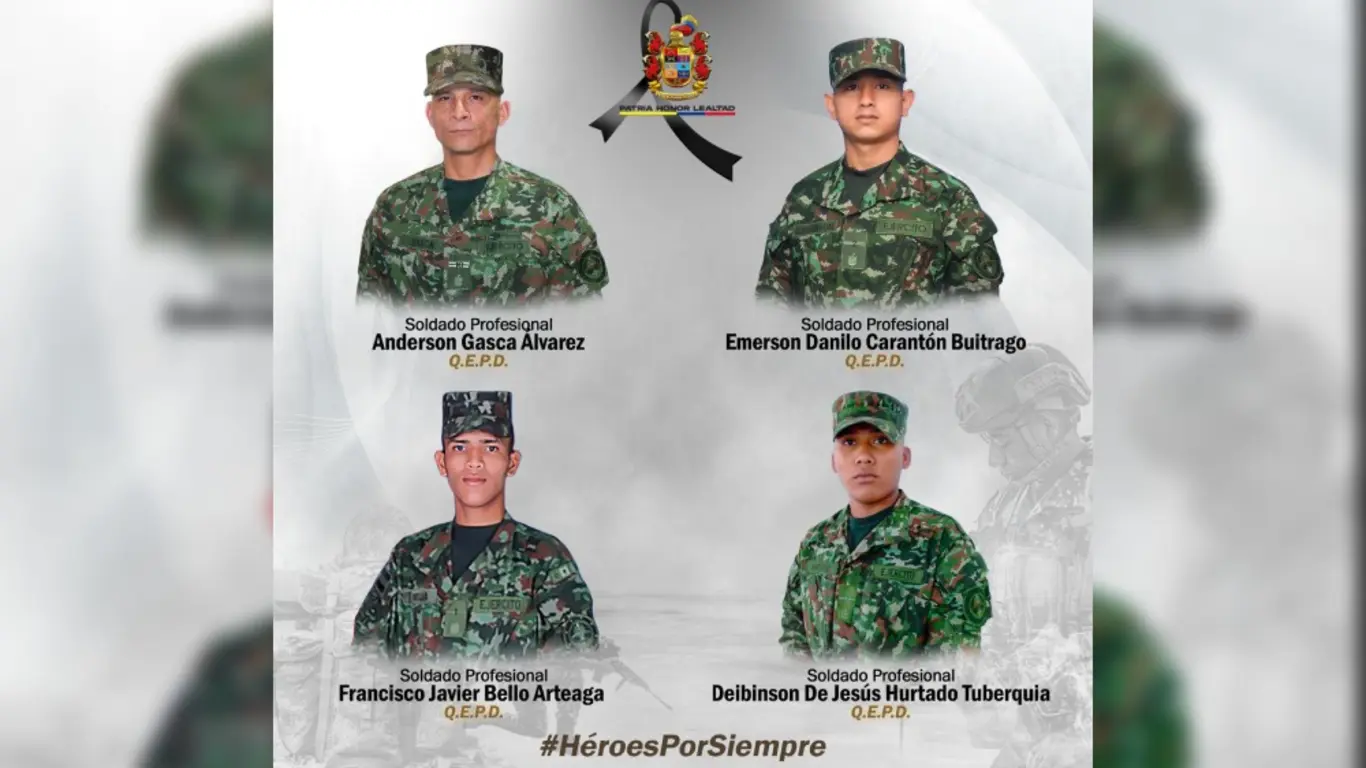Militares asesinados Calarcá
