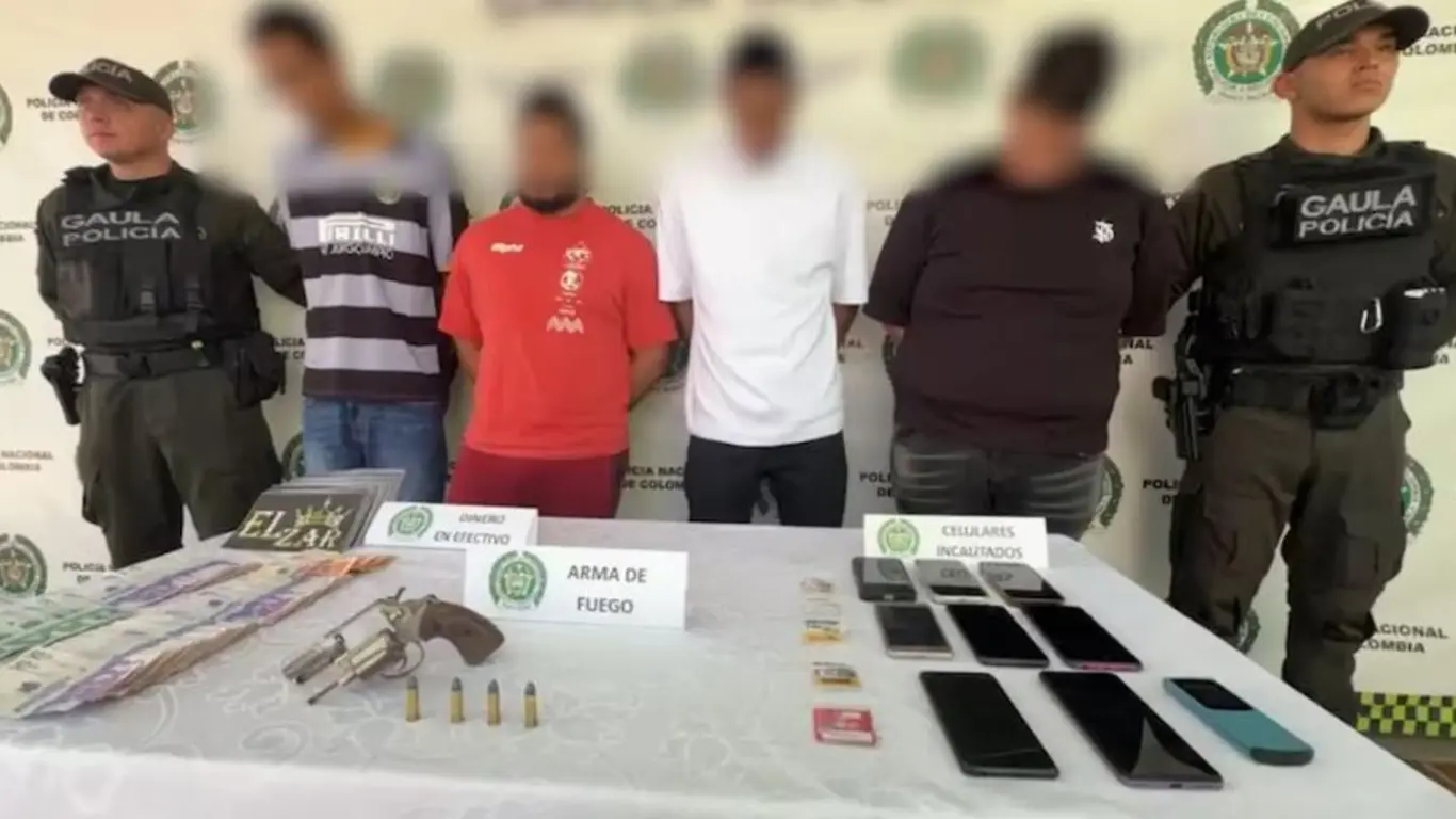 Desarticulan red de extorsión La Inmaculada