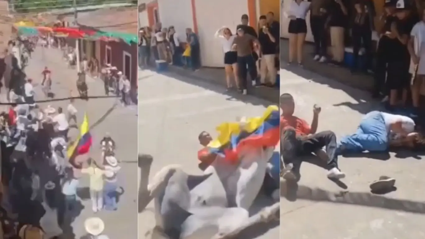 accidente en carrera de caballos