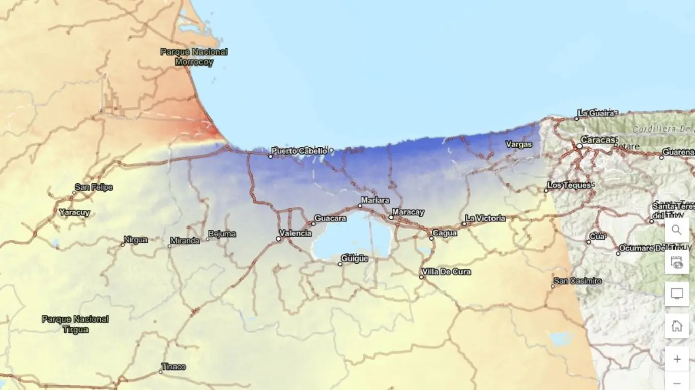 La NASA muestra cómo se movió la Tierra tras los dos terremotos en Venezuela