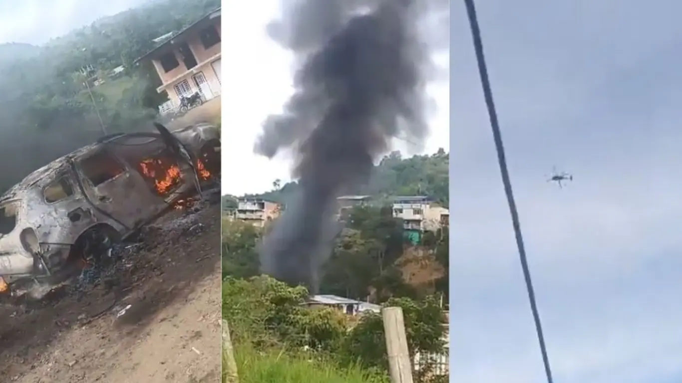 Disidencias FARC lanzaron explosivos contra vehículo