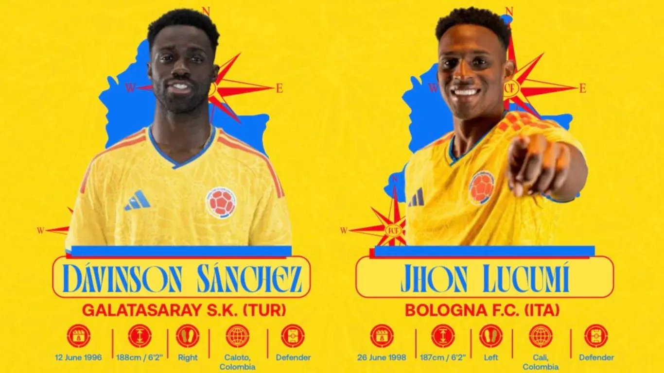Jhon Lucumí y Dávinson Sánchez
