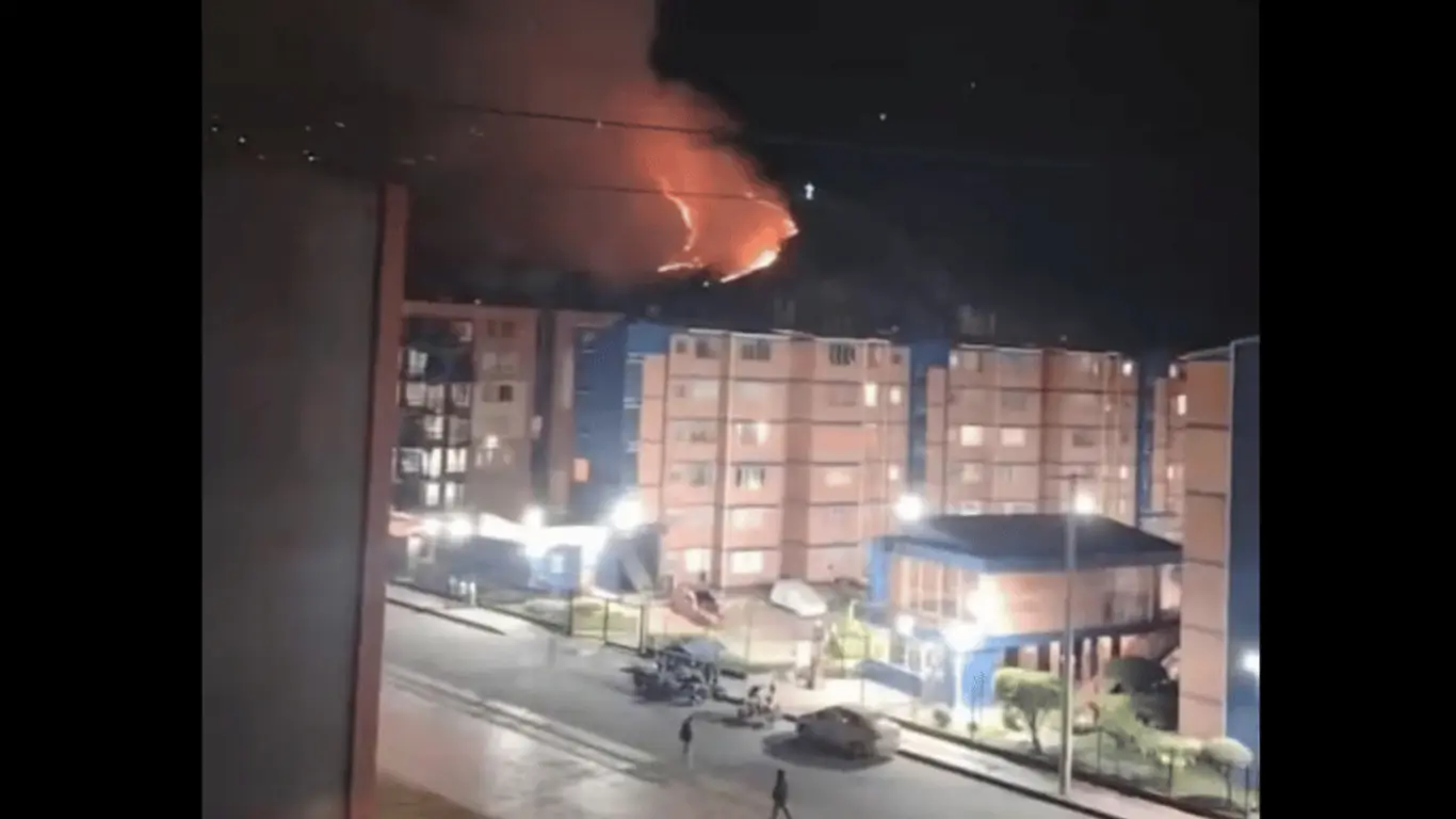 Controlan incendio forestal cerca de polvorería 