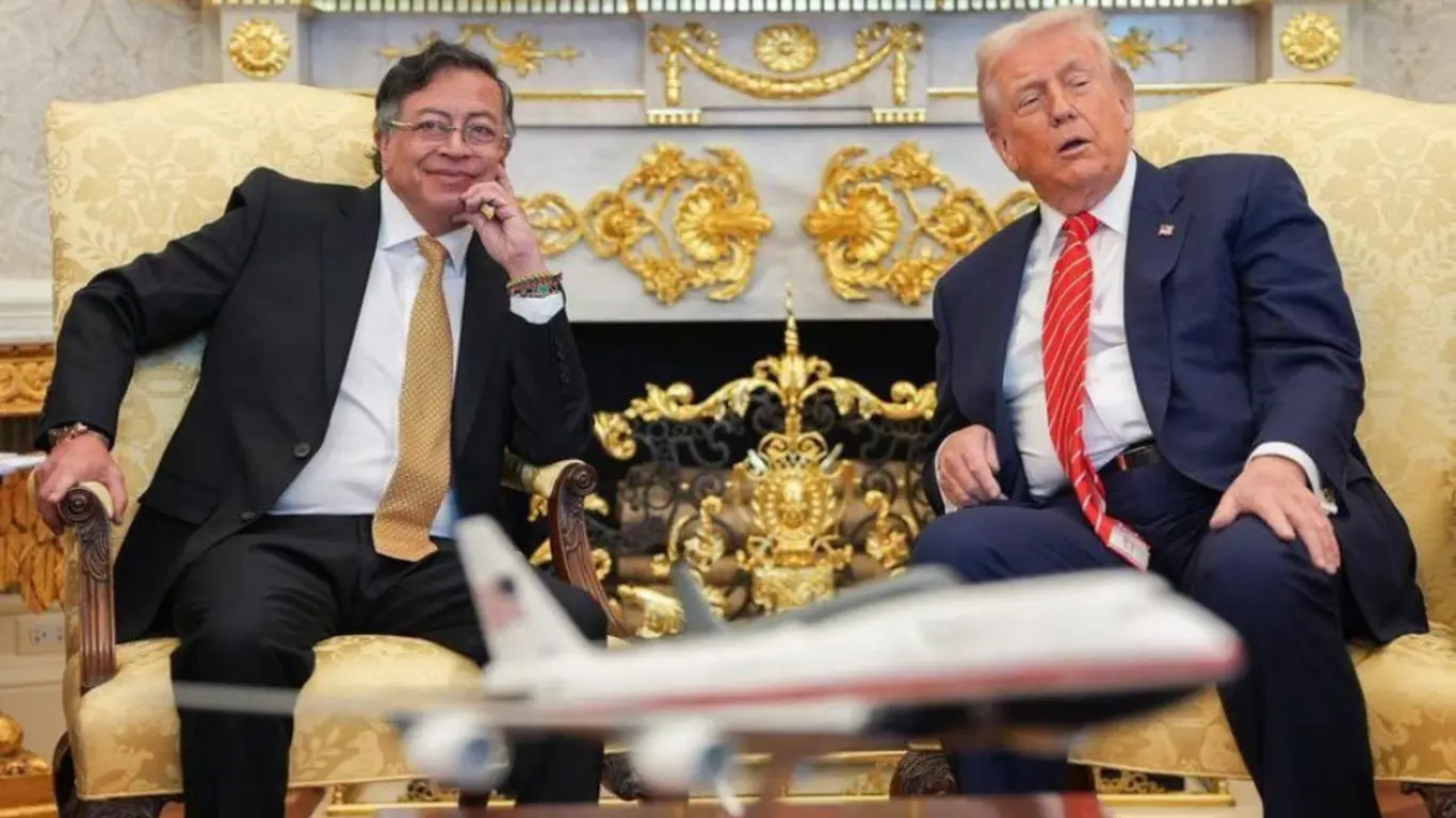 Gustavo Petro y Donald Trump