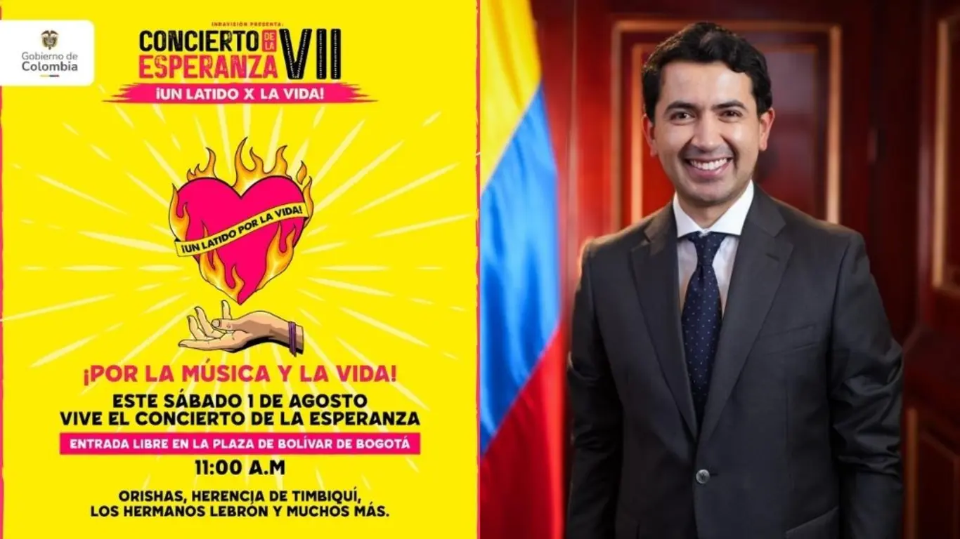 Daniel Briceño denuncia costos del Concierto de la Esperanza de Petro