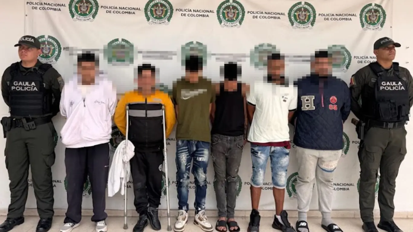 Capturan a seis presuntos integrantes del Tren de Aragua por extorsiones y homicidios en Bogotá