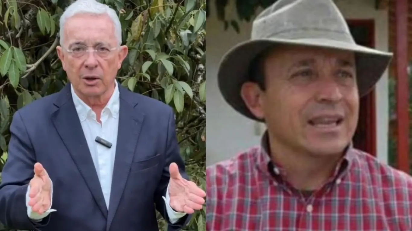 Álvaro Uribe y Santiago Uribe