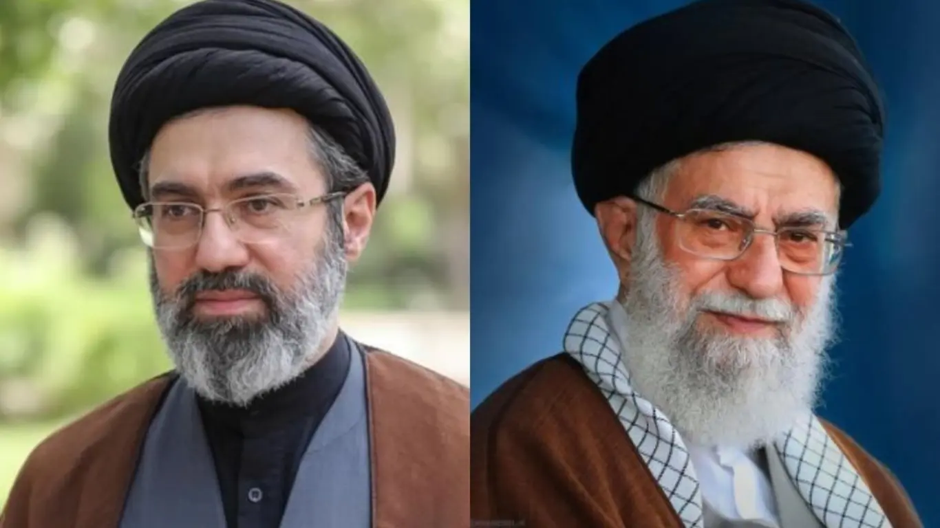 Mojtaba Jamenei y Ali Jamenei
