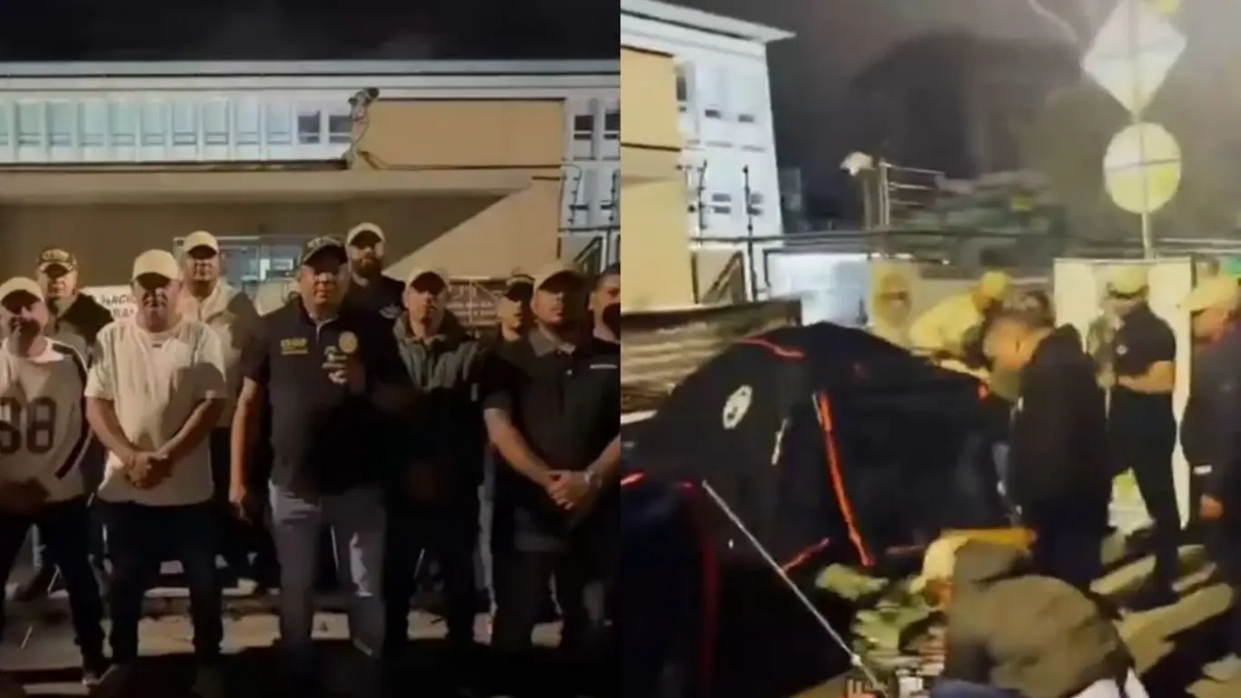 Sindicatos de escoltas de la UNP protestan 