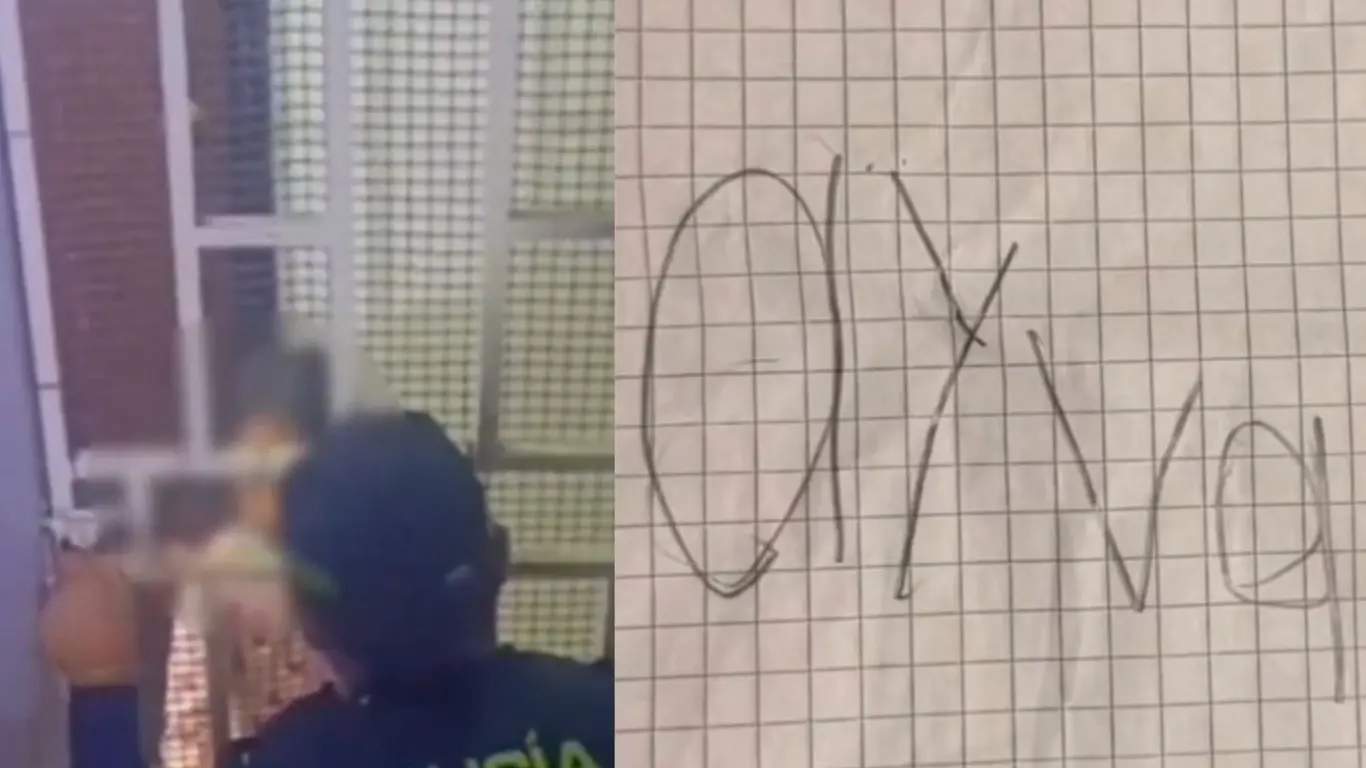 Rescatan a niña de 7 años que pidió ayuda con mensajes en papel tras quedar sola en una vivienda en Bogotá