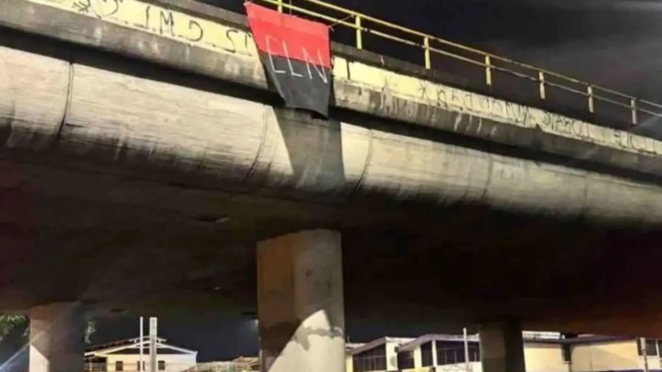  Alerta en Cali por bandera del ELN 