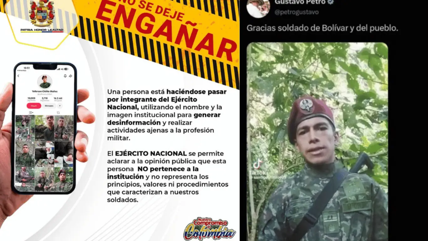 Ejército desmiente a falso soldado