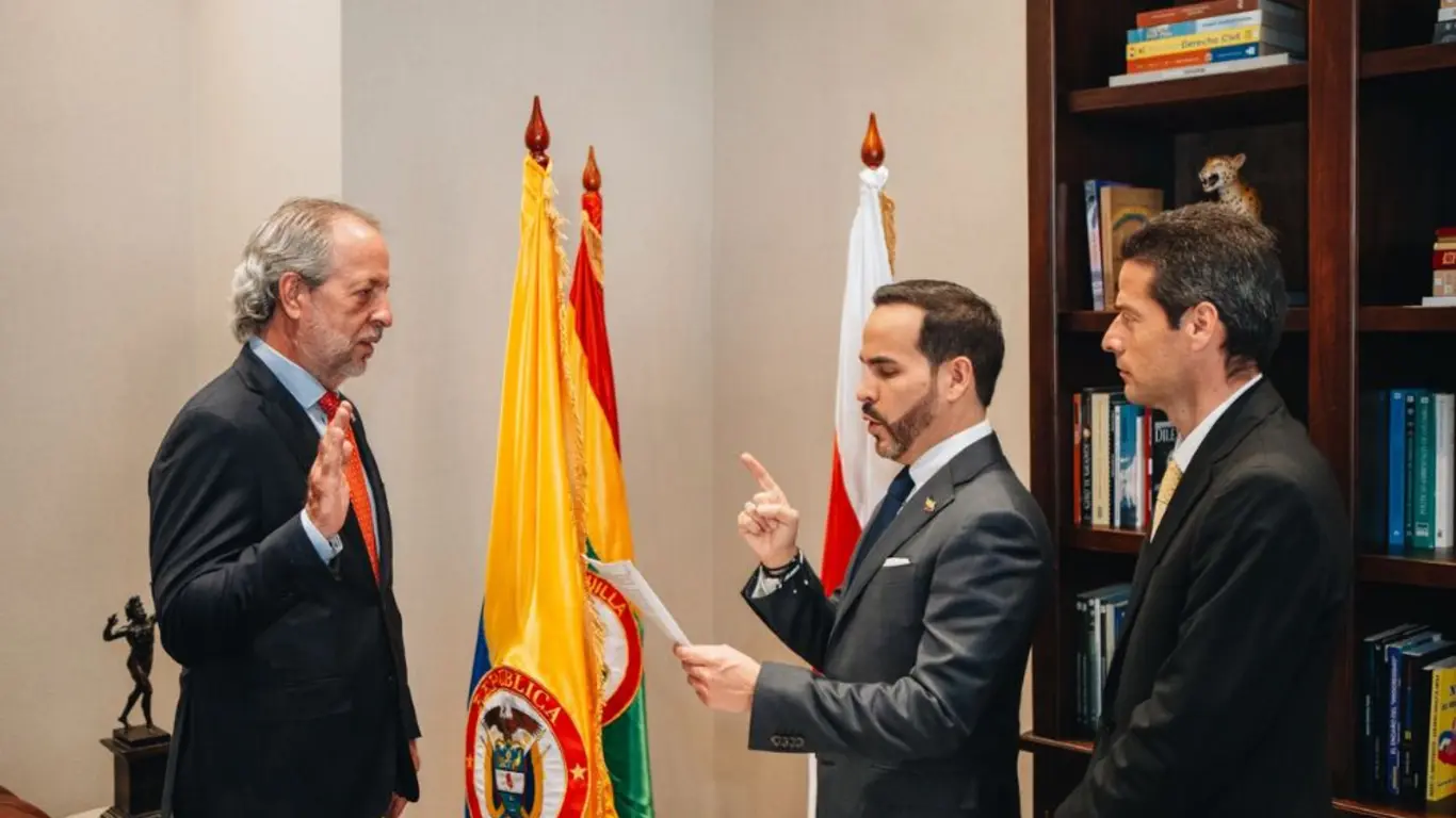 Abelardo de la Espriella posesionó a Samuel Bluman como director de ProColombia