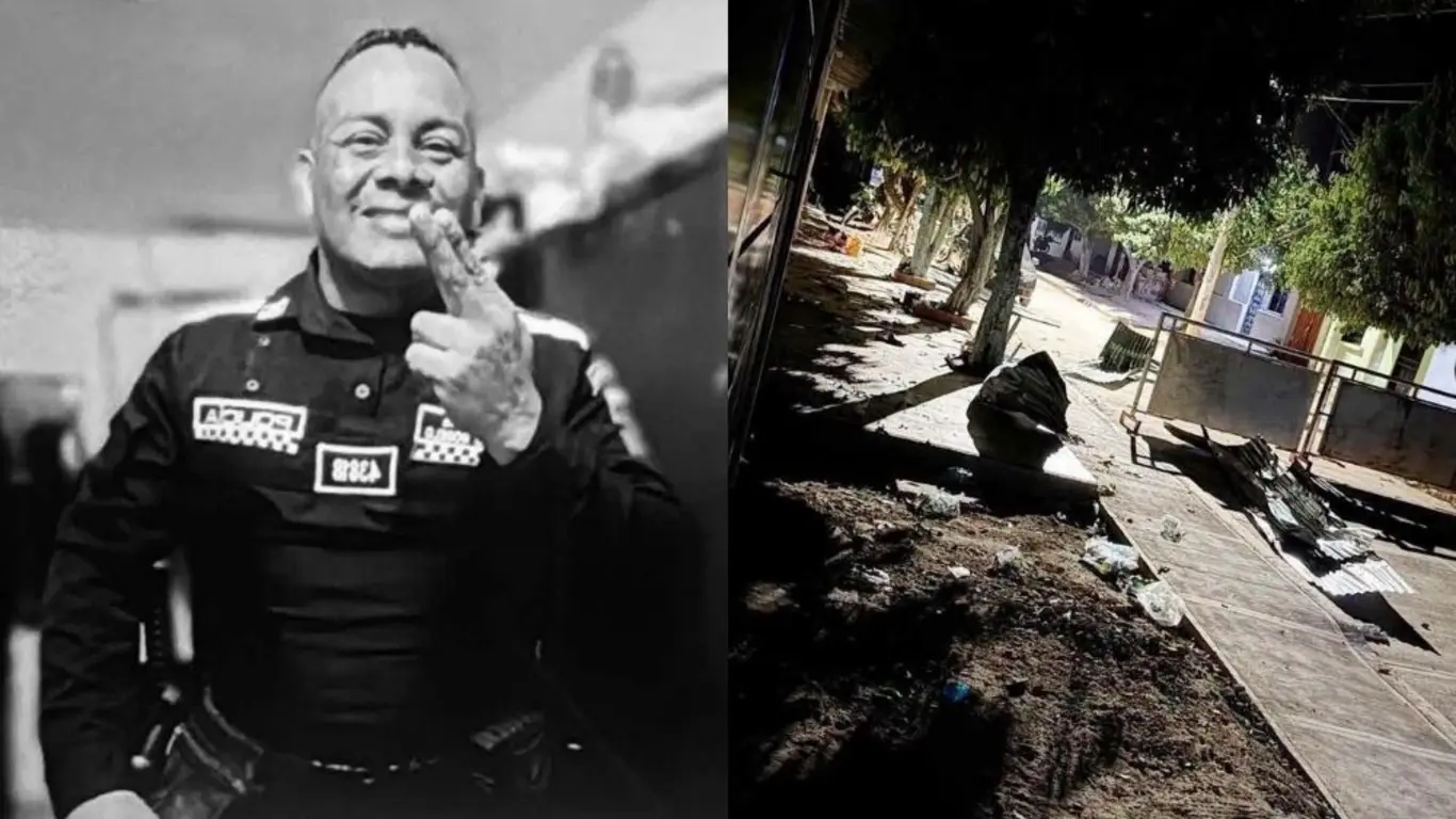 Uniformado murió tras ataque con explosivos contra estación de Policía en Curumaní, Cesar