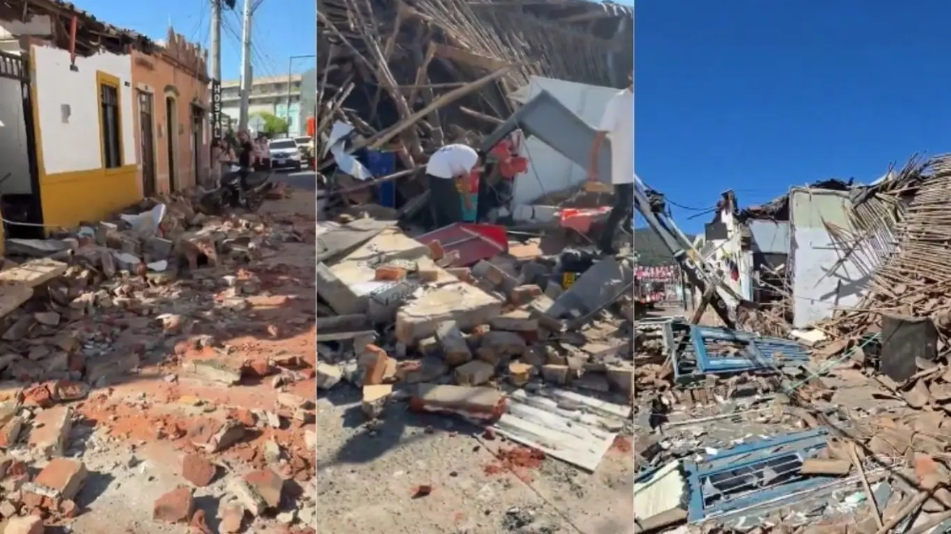 El devastador panorama para Roldanillo tras el terremoto