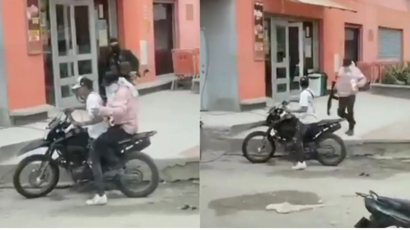 Cuatro hombres armados atracaron una tienda Ara 