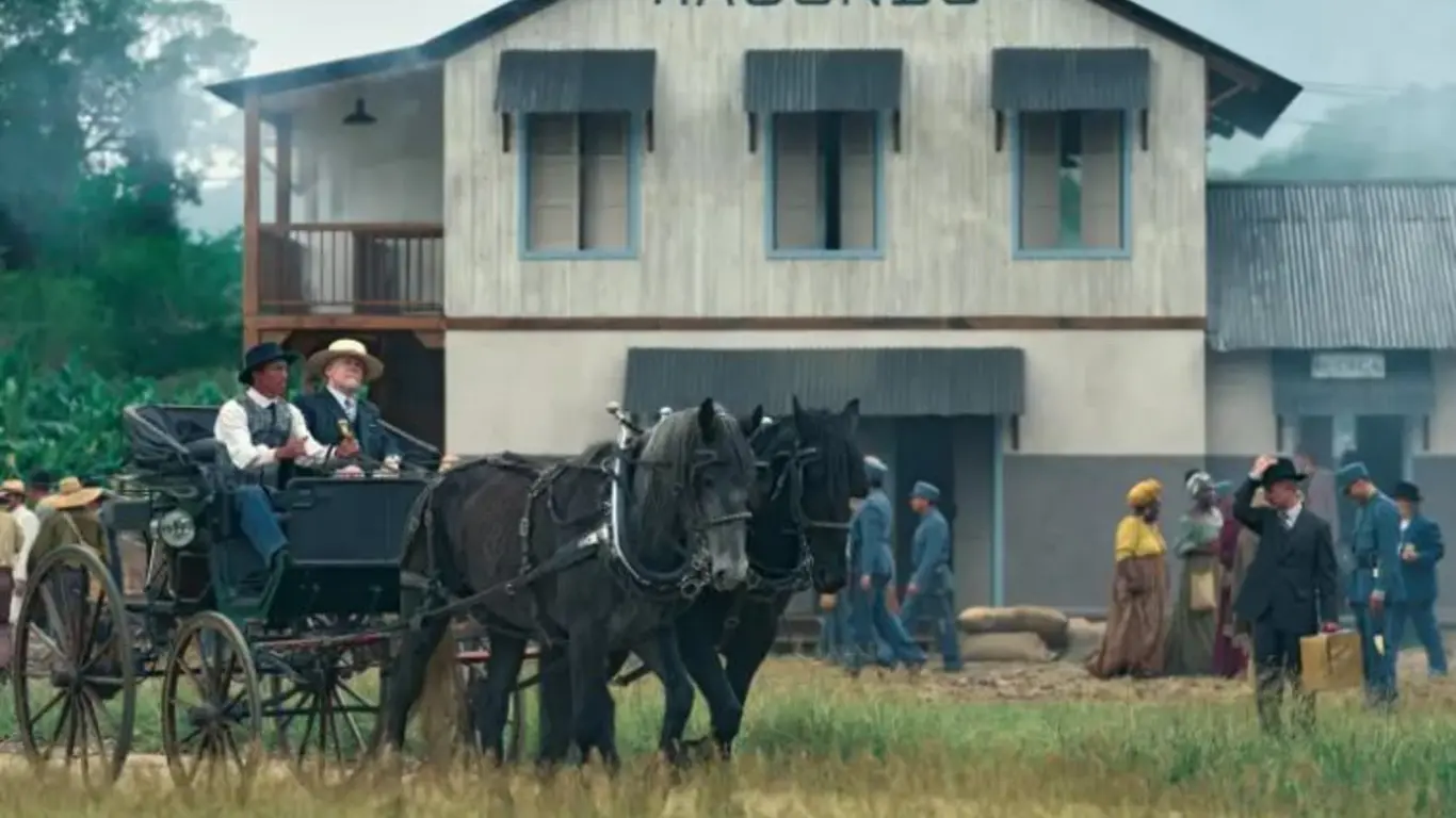 Macondo cobra vida en set de Netflix 
