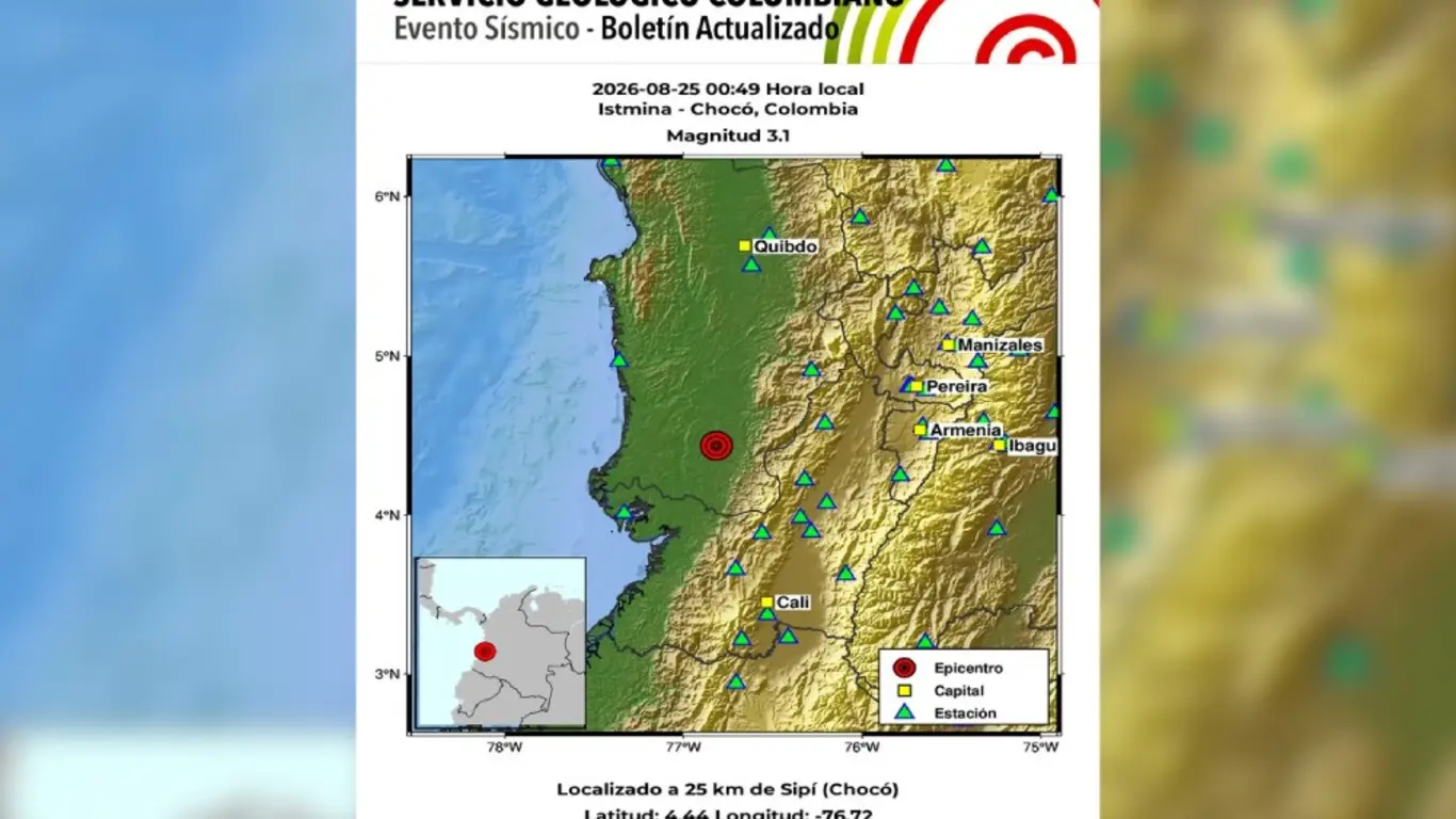 Sismo Itsmina