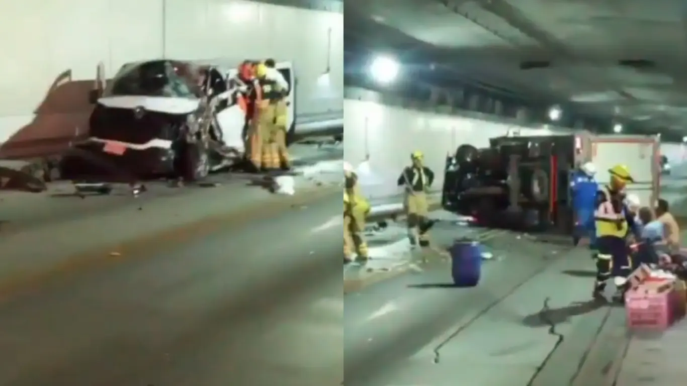 Tunel accidente