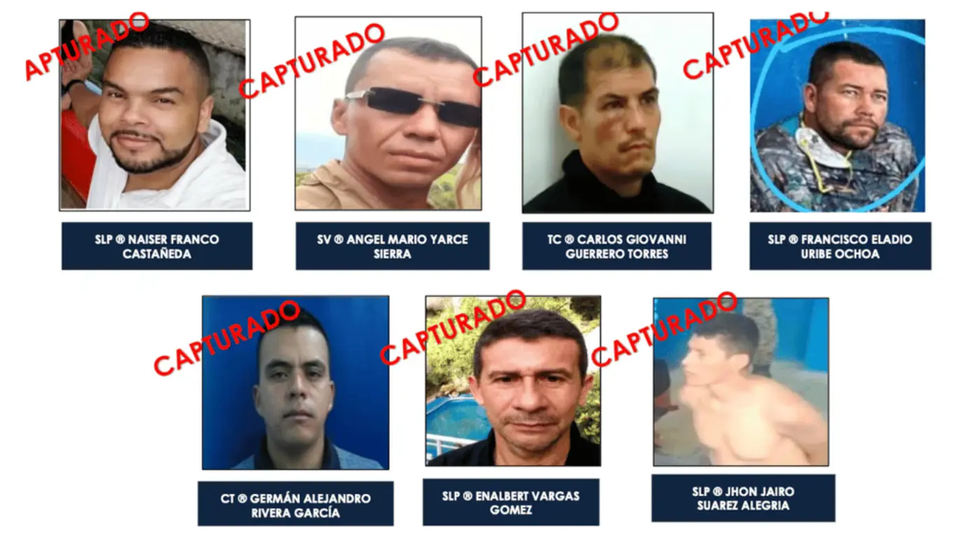 Trasladan a EE. UU. a 17 colombianos señalados