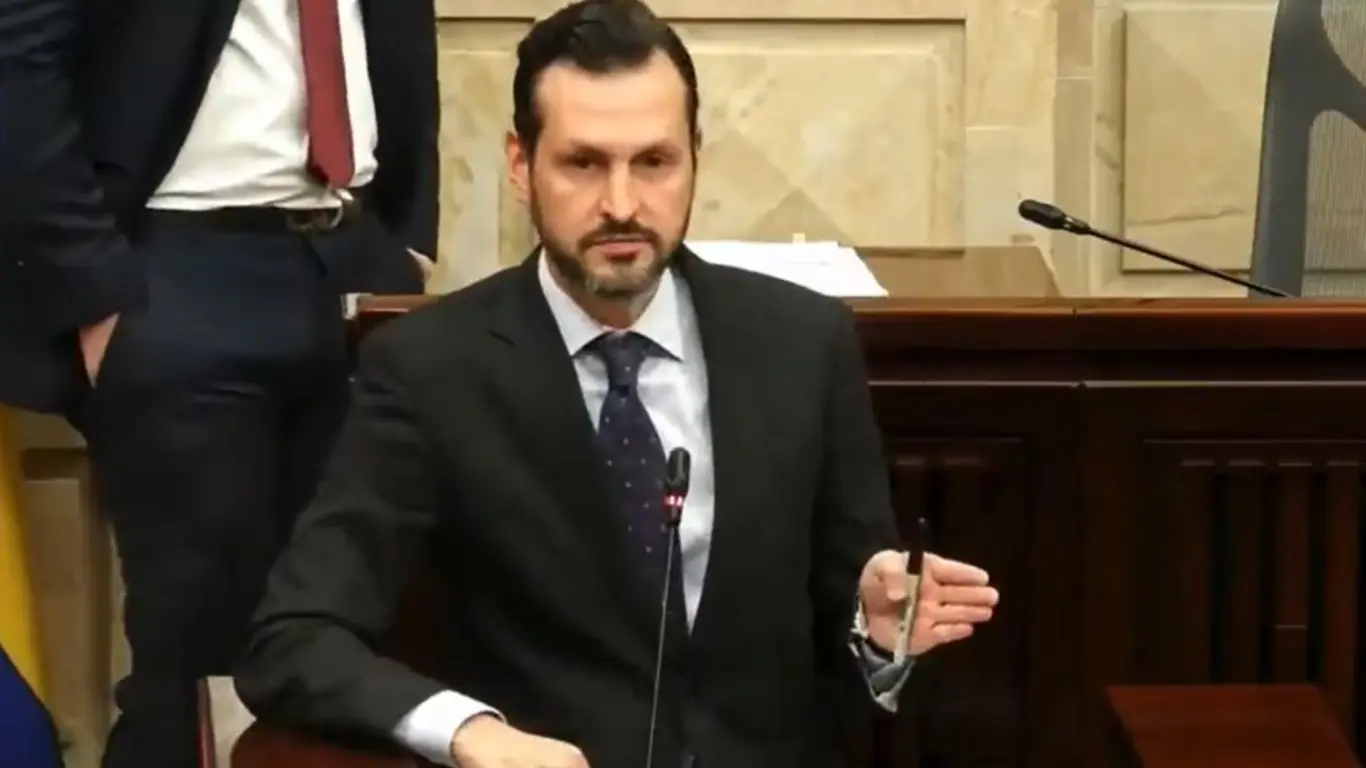 Carlos Ríos, director del DAPRE en la Cámara de Representantes
