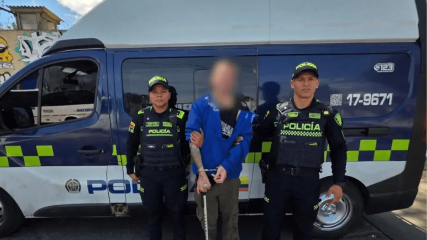 Capturan a presunto agresor de una mujer en estación de TransMilenio