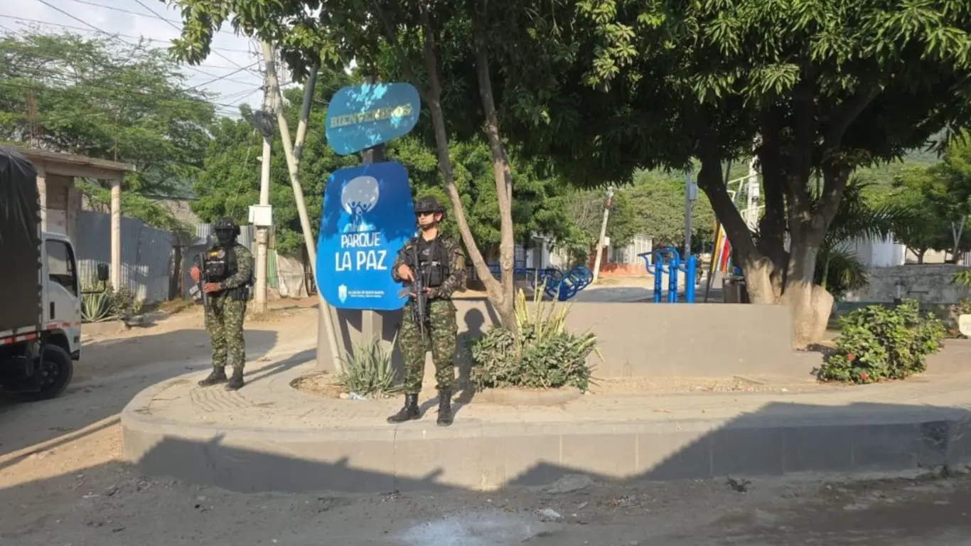 Santa Marta militarizada