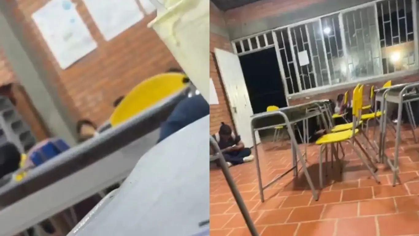Estudiantes se refugiaron debajo de los pupitres por ataque con drones en Ocaña