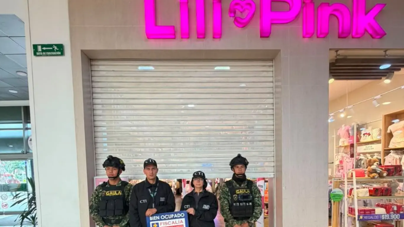 Ocupan locales de Lili Pink en operativo de extinción en Bogotá y Cundinamarca