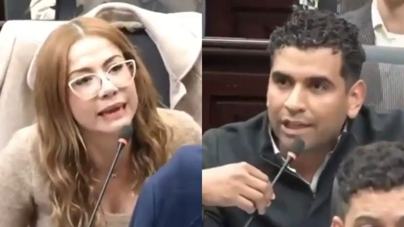 Catherine Juvinao y David Racero