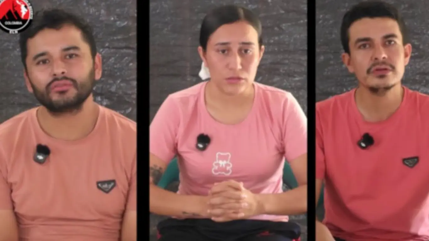 ELN entrega prueba de supervivencia de tres policías secuestrados en la vía Cúcuta-Ocaña