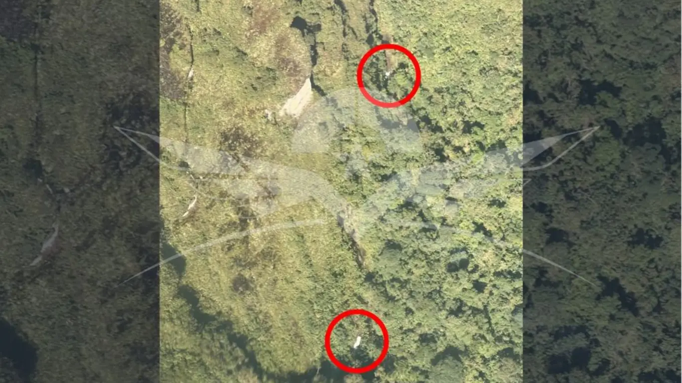 Autoridades localizan aeronave desaparecida en zona de alta montaña entre Risaralda y Chocó