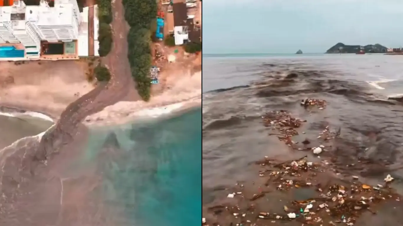 Bahía Santa Marta basura
