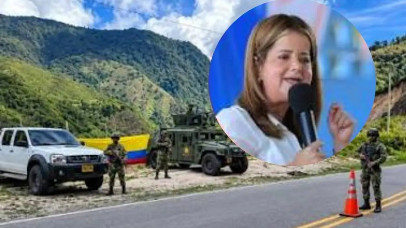 Elsa Noguera se pronuncia tras explosión en peaje El Mango, Cauca