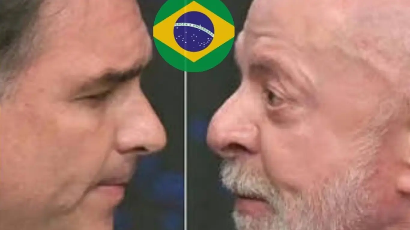 Lula da Silva y Flávio Bolsonaro