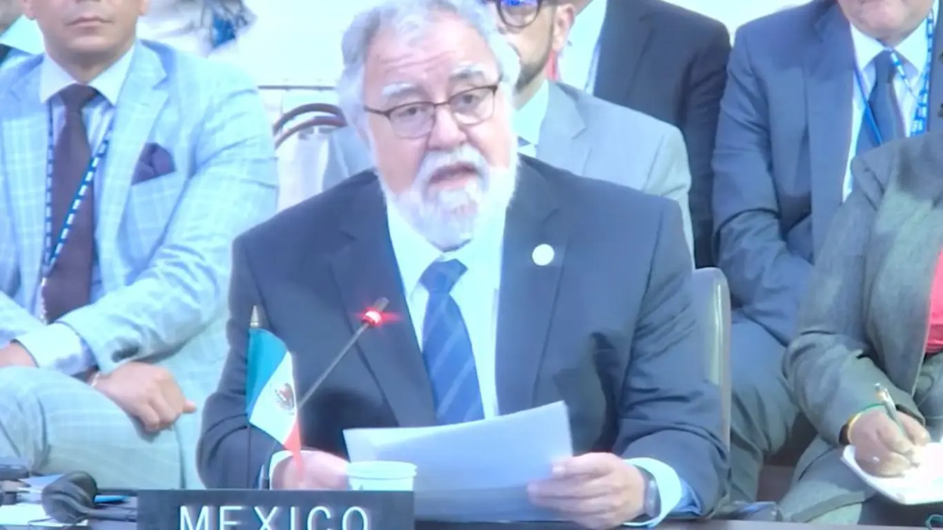 Alejandro Encinas, representante de México ante la OEA