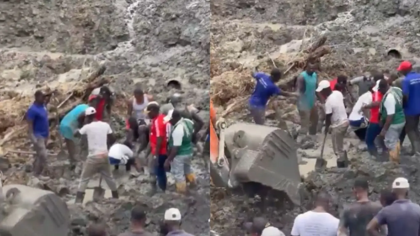 Derrumbe en mina de oro en Santa Bárbara de Iscuandé, Nariño